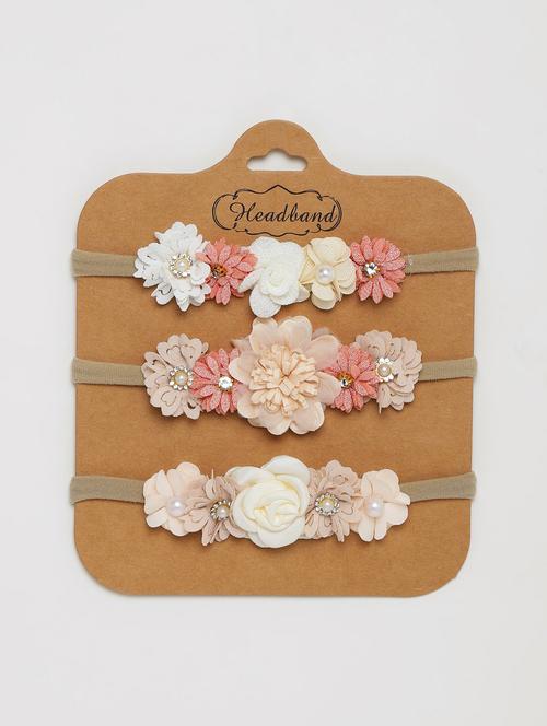 girls pack of 3 multi color ponytail holders - 21985250 - Very Small Image - 1