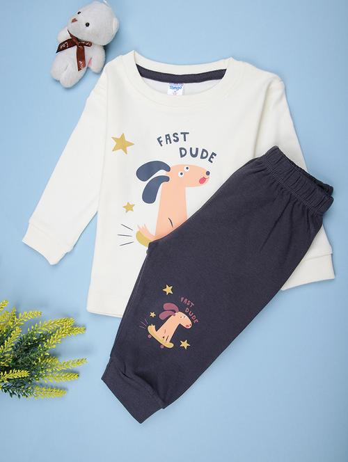 boys printed long sleeve full length set - 21985622 - Very Small Image - 1