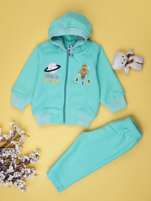 kids printed hooded full length set - 21985771 - Very Small Image - 1