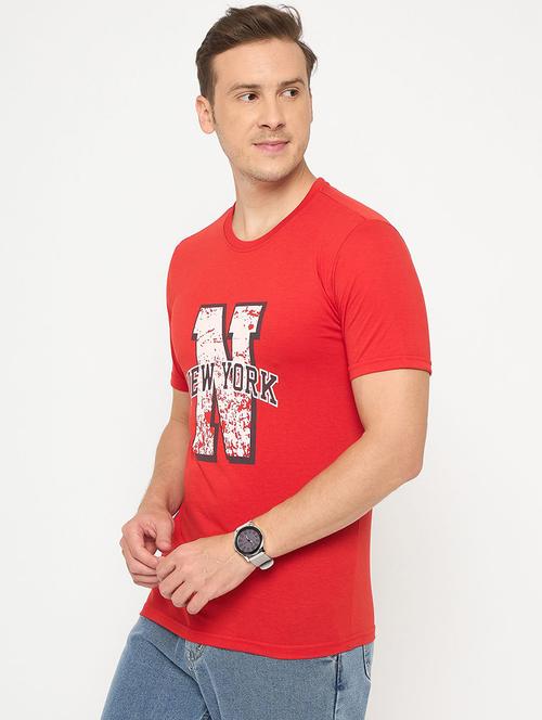 men printed short sleeve regular ft t-shirt - 21986284 - Very Small Image - 1