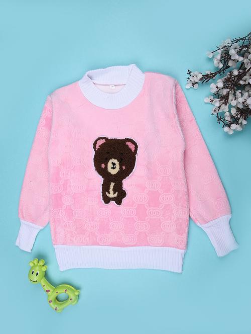 girls self designed long sleeve sweater - 21986346 - Very Small Image - 1