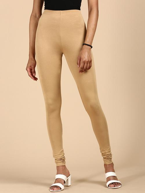 women solid mid rise full legth legging - 21987588 - Very Small Image - 1