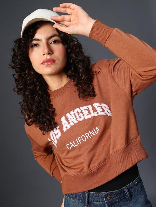 women printed long sleeve sweatshirt - 21987796 - Very Small Image - 1