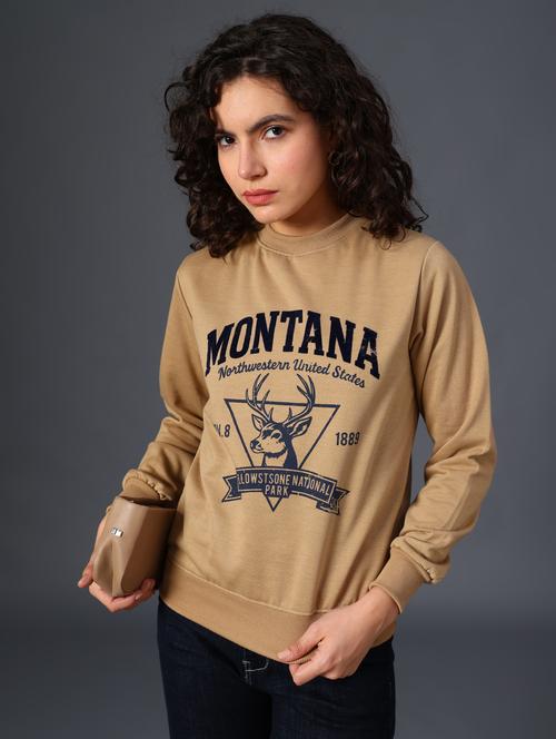 women printed long sleeve sweatshirt - 21987817 - Very Small Image - 1