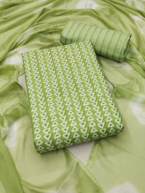 women printed unstitched suit set - 21988056 - Very Small Image - 1