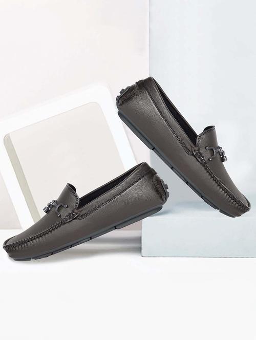 men brown slip on horsebit loafer - 21988270 - Very Small Image - 1