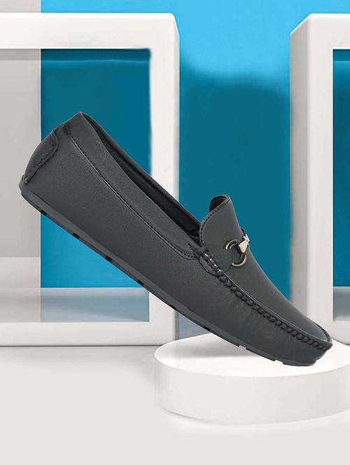 men black slip on horsebit loafer - 21988271 - Very Small Image - 1