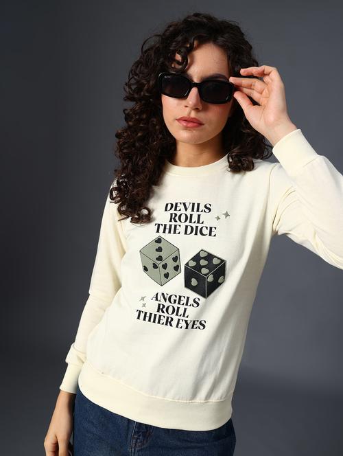women printed long sleeve sweatshirt - 21988617 - Very Small Image - 1