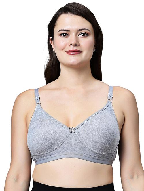 women grey non wired t-shirt bra - 21990992 - Very Small Image - 1