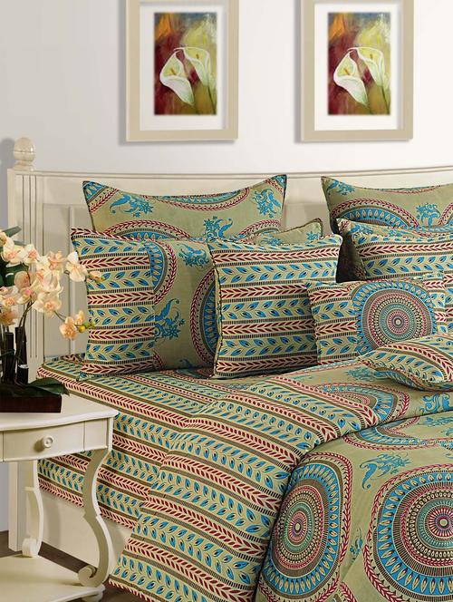 Circular Print Bed Linen Set - 21993 - Very Small Image - 1
