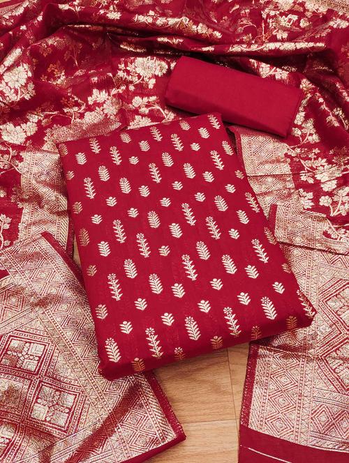 women self design unstitched suit set - 21993081 - Very Small Image - 1