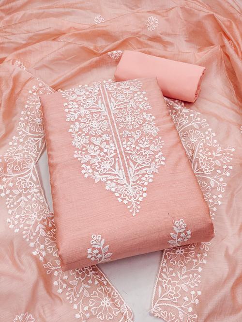 women embroidered unstitched suit set - 21993814 - Very Small Image - 1