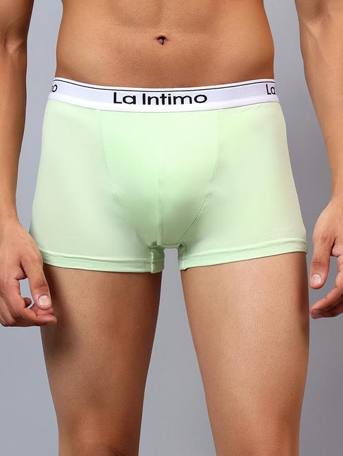 men solid mid rise trunks - 21993903 - Very Small Image - 1