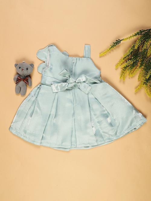 Girls Embellished Single Shoulder Flared Dress - 21995070 - Very Small Image - 1