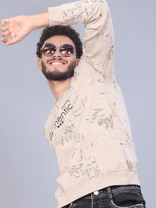 men printed long sleeve sweatshirt - 21996592 - Very Small Image - 1