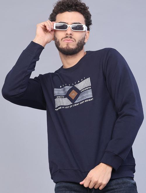 men printed long sleeve sweatshirt - 21996596 - Very Small Image - 1