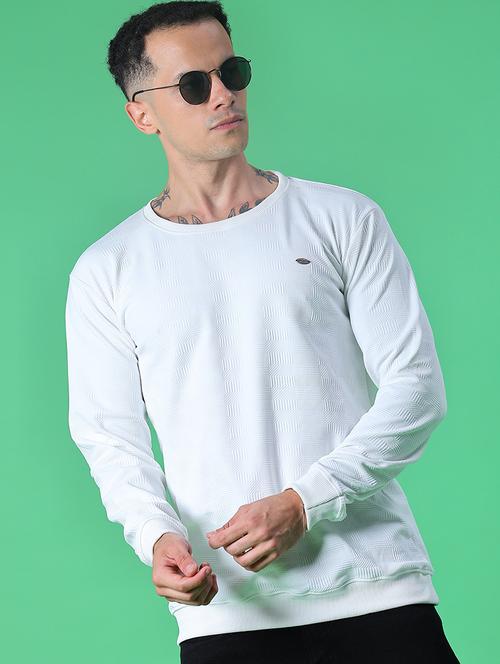 men self design long sleeve regualr fit sweatshirt - 21996654 - Very Small Image - 1