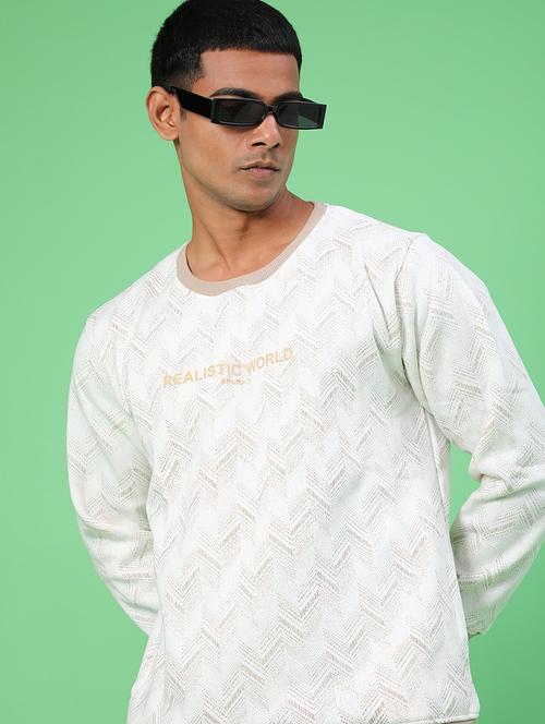 men printed long sleeve regular fit sweatshirt - 21996749 - Very Small Image - 1