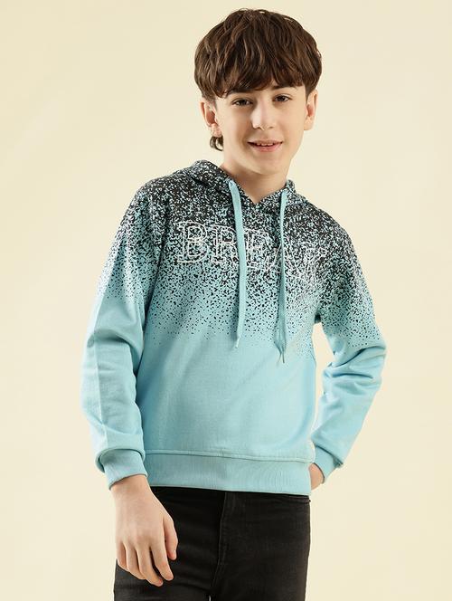 boys printed long sleeve hooded sweatshirt - 21997802 - Very Small Image - 1