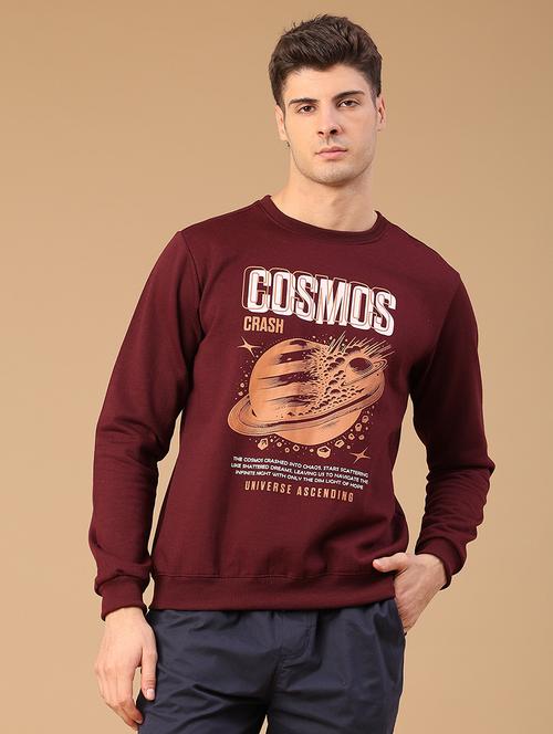 men printed long sleeve regular fit sweatshirt - 21999784 - Very Small Image - 1