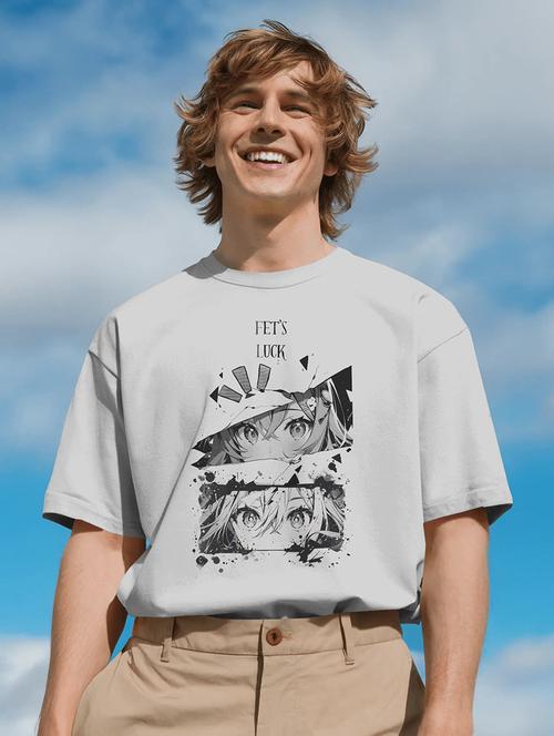 men printed short sleeve oversized t-shirt - 22002499 - Very Small Image - 1