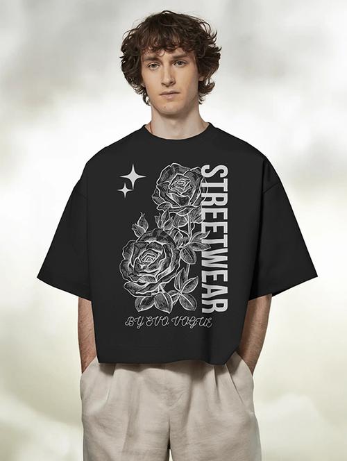 men printed short sleeve oversized t-shirt - 22002513 - Very Small Image - 1