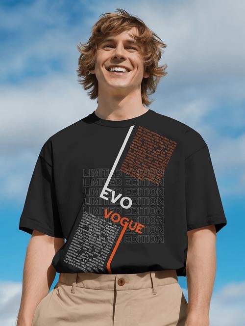men printed short sleeve oversized t-shirt - 22002520 - Very Small Image - 1