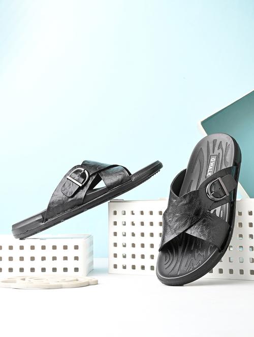 men textured slip on sandal - 22003892 - Very Small Image - 1