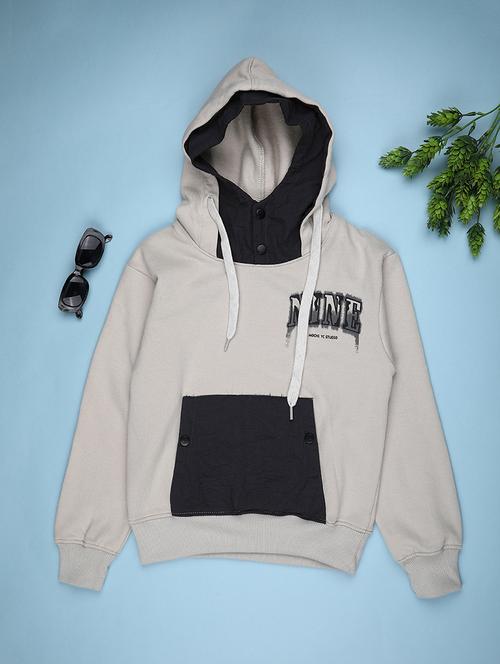 boys color blocked long sleeve hooded sweatshirt - 22004210 - Very Small Image - 1