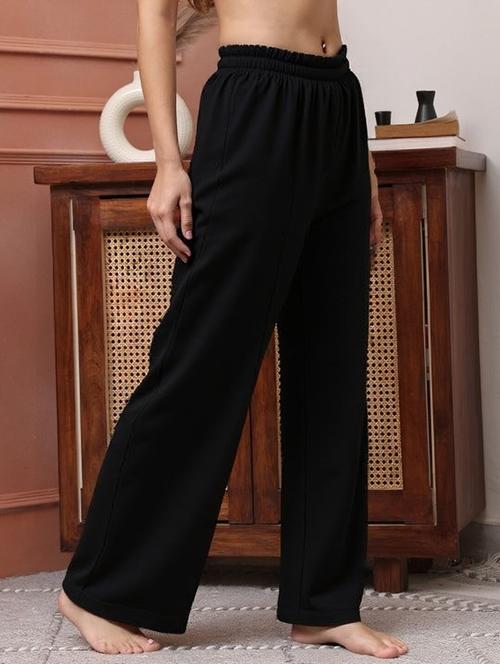 women solid mid rise loungewear pajama - 22004407 - Very Small Image - 1