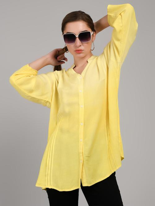women ombre print long sleeve shirt - 22004471 - Very Small Image - 1