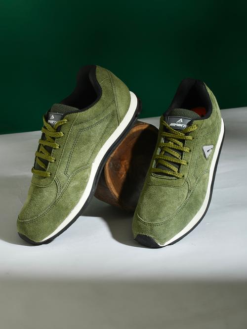 men olive lace up shoe - 22005917 - Very Small Image - 1