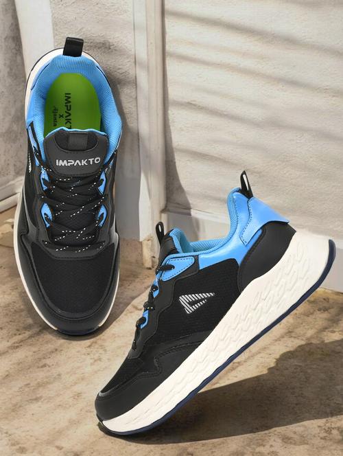 men black lace up sport shoe - 22005919 - Very Small Image - 1