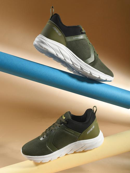 men olive lace up sport shoe - 22006006 - Very Small Image - 1