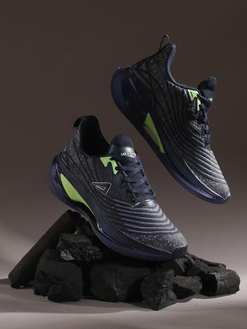 men navy blue lace up sport shoe - 22006025 - Very Small Image - 1