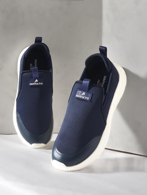 men navy blue slip on sport shoe - 22006027 - Very Small Image - 1
