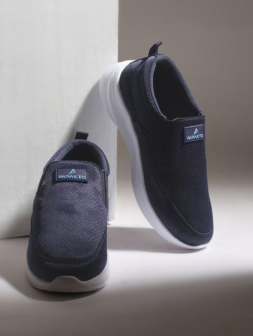 men navy blue slip on sport shoe - 22006028 - Very Small Image - 1