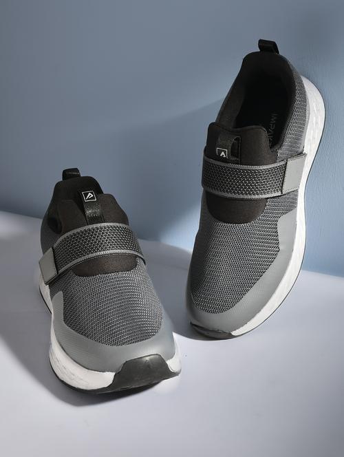 men grey slip on sport shoe - 22006035 - Very Small Image - 1