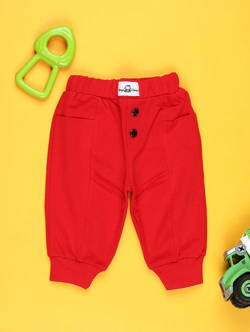 kids solid mid rise jogger - 22008059 - Very Small Image - 1