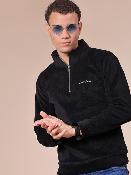 men solid long sleeve regular fit sweatshirt - 22008121 - Very Small Image - 1