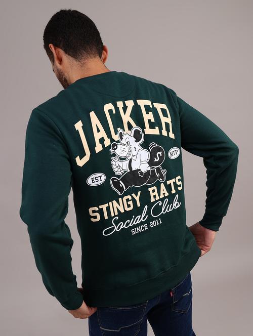 men printed long sleeve regular fit sweatshirt - 22008988 - Very Small Image - 1