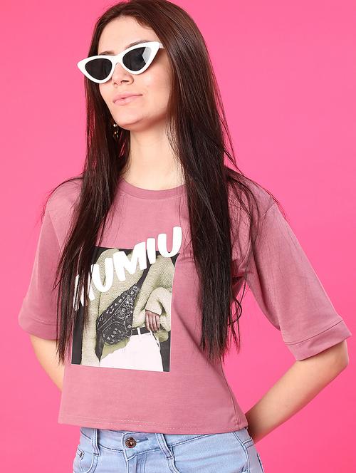 Women Printed Short Sleeve T-shirt - 22009037 - Very Small Image - 1
