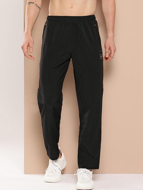 men solid regular fit full length track pant - 22009261 - Very Small Image - 1