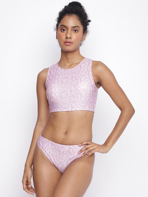 women printed sleeveless bikini set - 22009494 - Very Small Image - 1