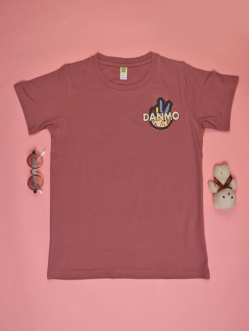 pink cotton tshirt - 22011052 - Very Small Image - 1