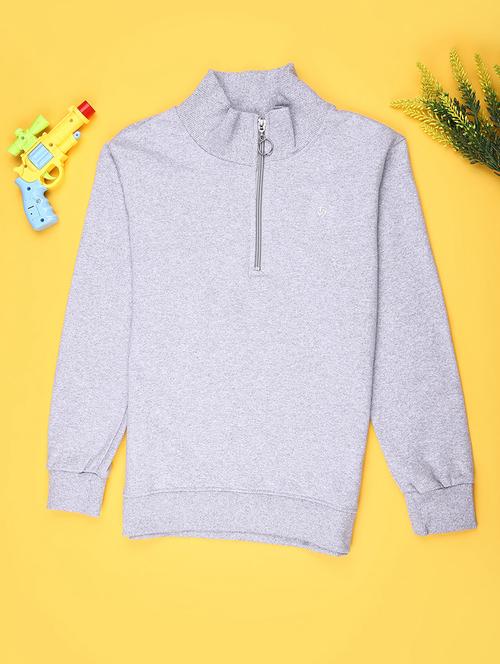 boys solid long sleeve sweatshirt - 22013910 - Very Small Image - 1