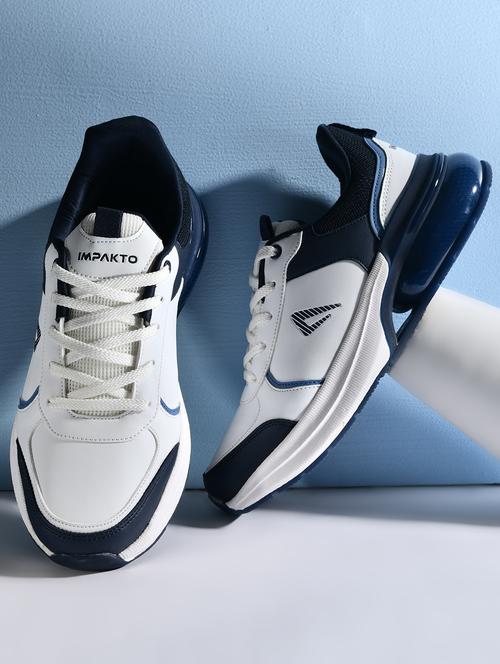 men blue lace up sneaker - 22015930 - Very Small Image - 1