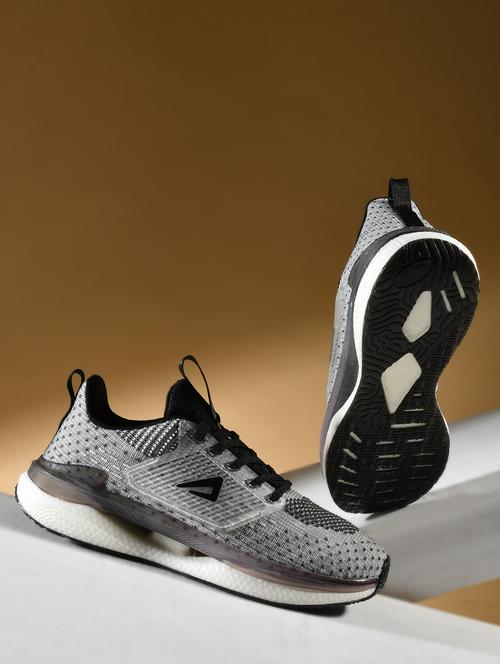 men grey lace up sport shoe - 22016102 - Very Small Image - 1