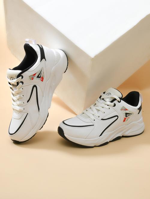 men white lace up sport shoe - 22016130 - Very Small Image - 1