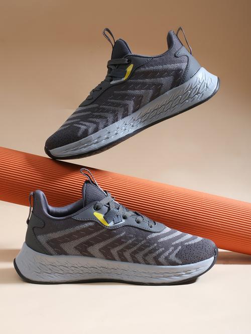 men grey lace up sport shoe - 22016132 - Very Small Image - 1